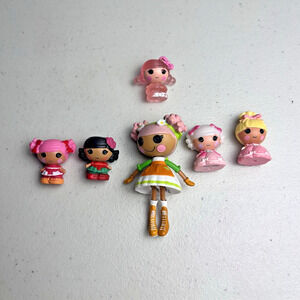 Lalaloopsy Tinies Mini Dolls Figurine Toys Lot 1" & 3" Cake Toppers Collectibles